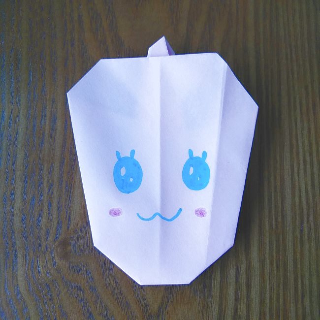 プリキュアの折り紙 実りのエレメントさんの作り方折り方 (8)