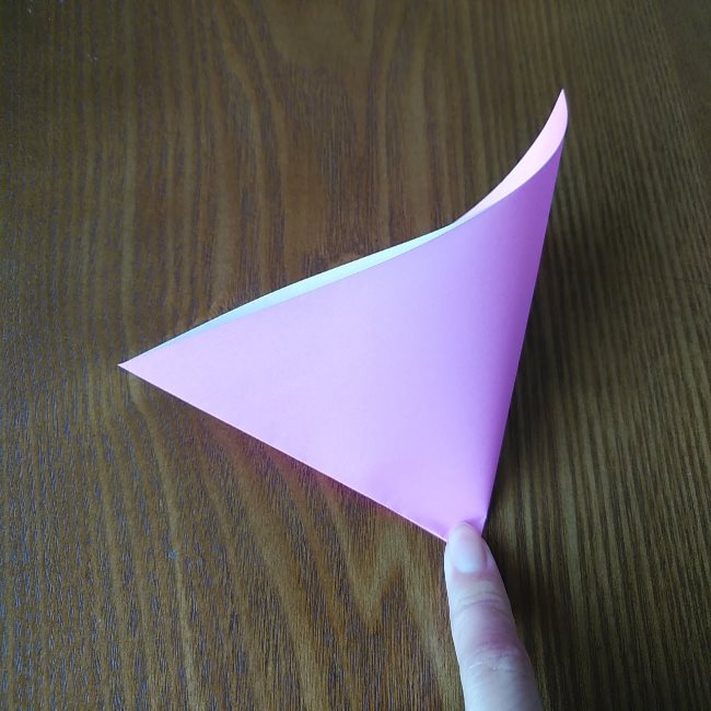 プリキュアの折り紙 花のエレメントさんの作り方折り方 (3)