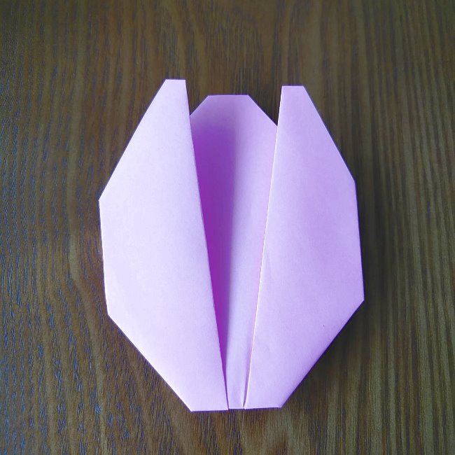 プリキュアの折り紙 花のエレメントさんの作り方折り方 (5)