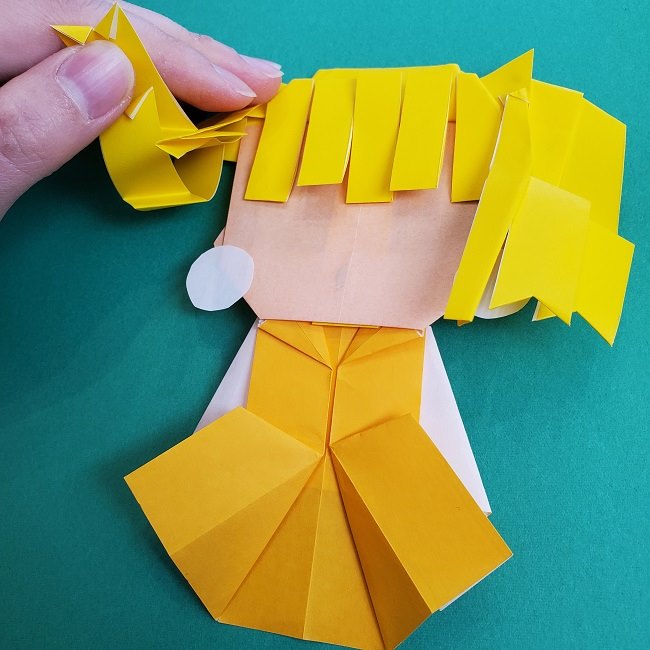 プリキュアの折り紙の作り方★キュアスパークル (56)