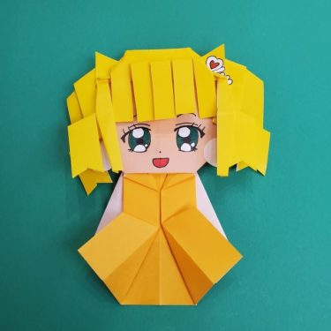 プリキュアの折り紙の作り方『キュアスパークル』★簡単かわいいキャラクターの折り方を紹介！