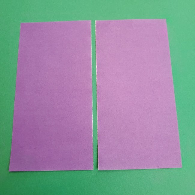プリキュアキュアアースの服：折り紙は紫色(15cmサイズ) (2)