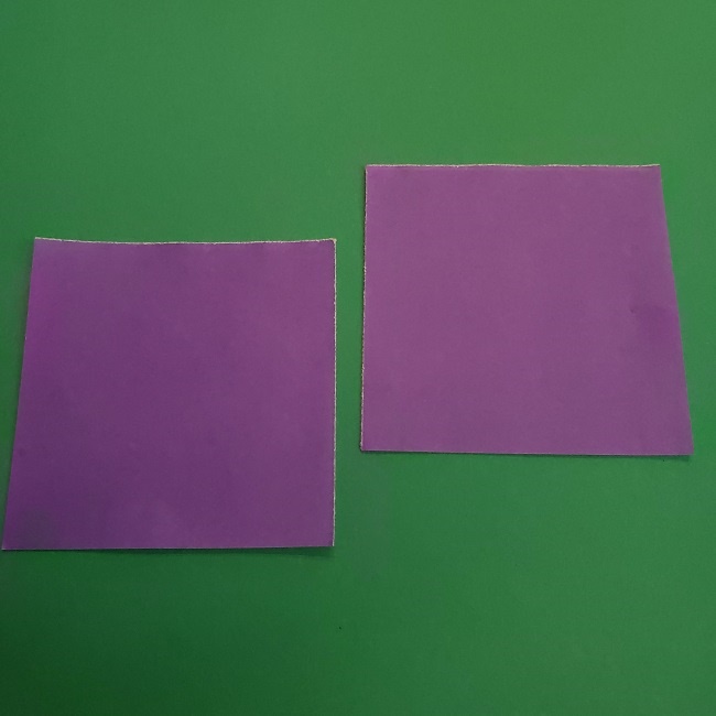 プリキュアキュアアースの服：折り紙は紫色(15cmサイズ) (5)