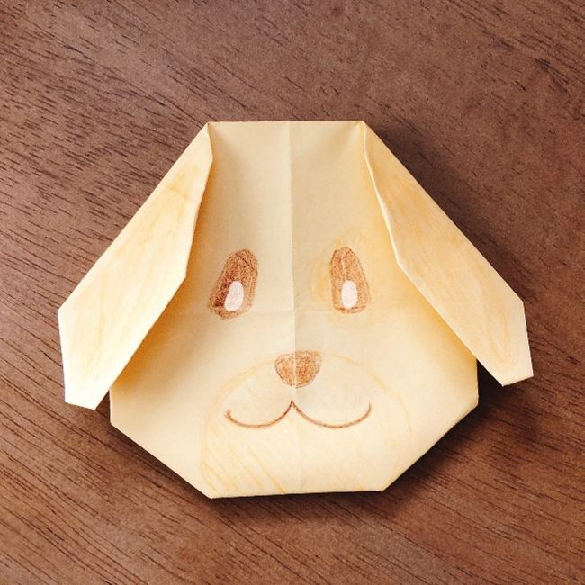 折り紙 あつ森キャラメルの折り方作り方★簡単かわいいどうぶつの森キャラクター
