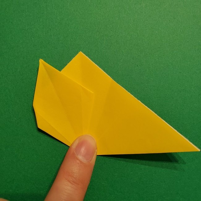 折り紙 チューリップのリースの作り方 (20)