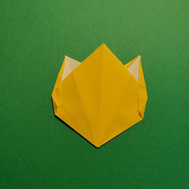 折り紙 チューリップのリースの作り方 (24)