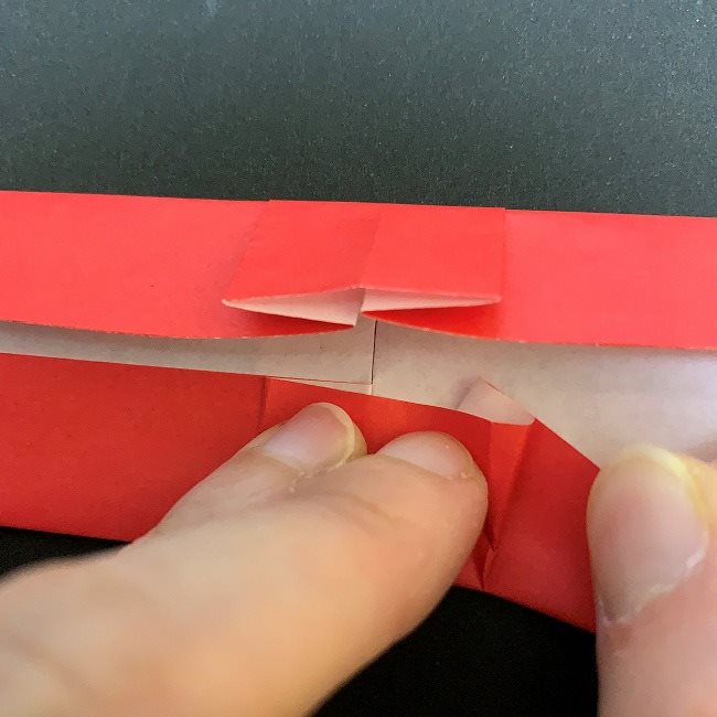 折り紙 チューリップの花束(平面)＊作り方折り方補足 (3)