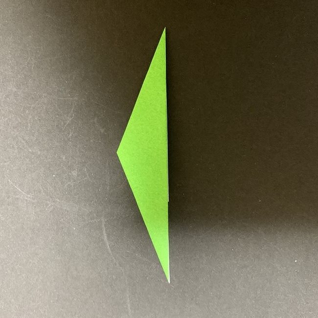 折り紙 チューリップの葉っぱ (6)