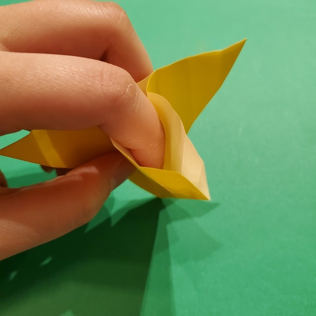 折り紙 ツツジの花の折り方作り方 (35)