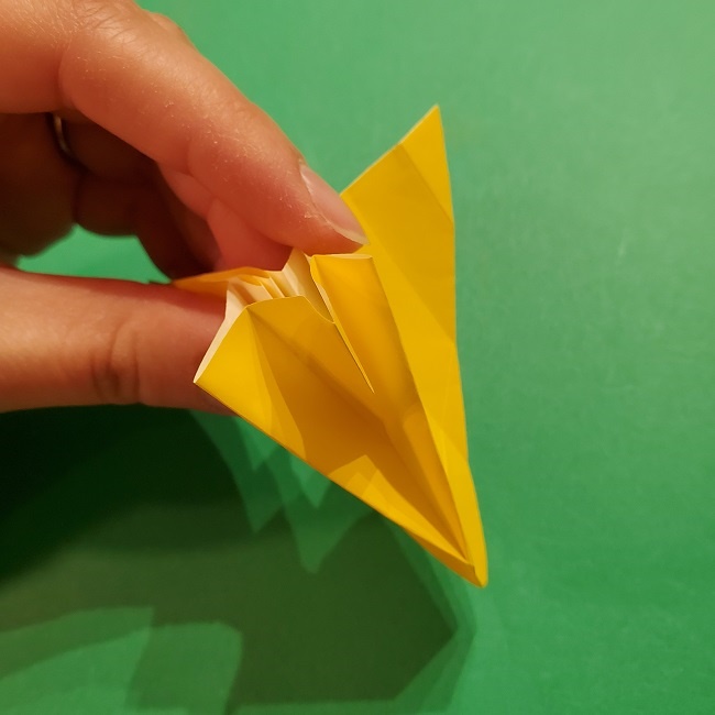 折り紙 ツツジの花の折り方作り方 (37)
