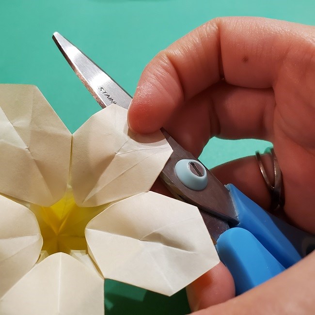 折り紙 ツツジの花の折り方作り方 (56)