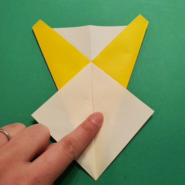 折り紙 マリオのゲッソーの折り方作り方 (7)