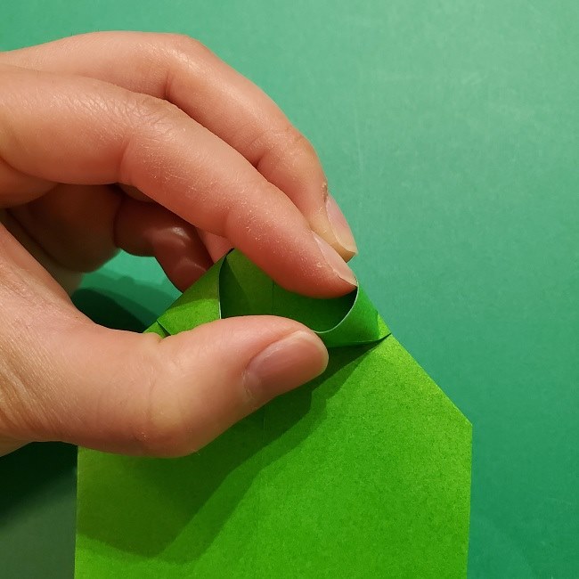 折り紙 マリオの土管の簡単な折り方 (11)