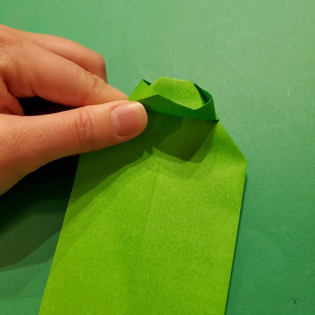 折り紙 マリオの土管の簡単な折り方 (12)