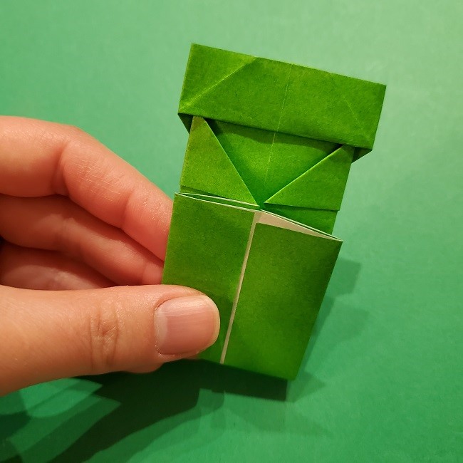 折り紙 マリオの土管の簡単な折り方 (15)