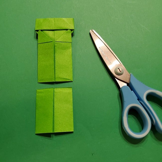 折り紙 マリオの土管の簡単な折り方 (16)