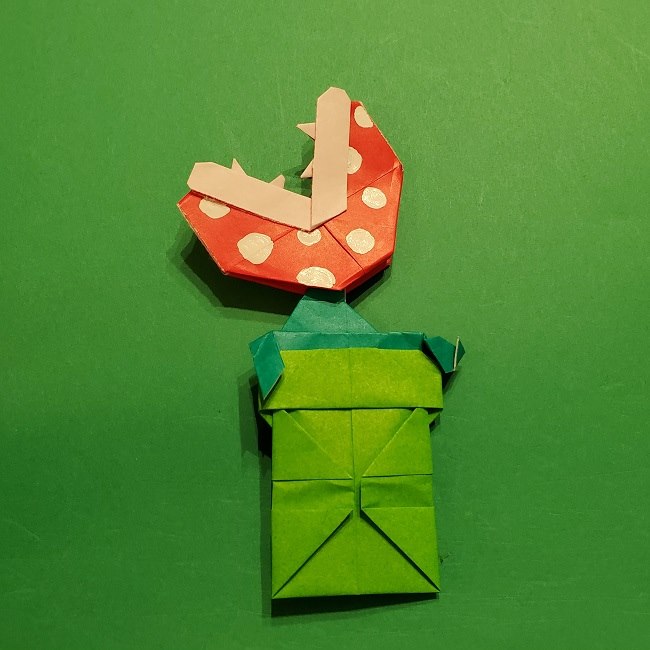 折り紙 マリオの土管の簡単な折り方