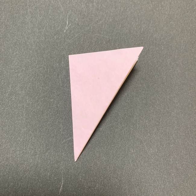 折り紙 五角形の桜＊作り方折り方 (18)