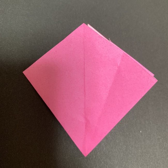 折り紙 五角形の桜＊作り方折り方 (21)