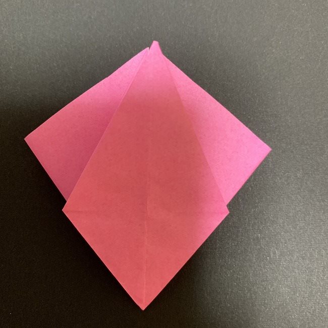 折り紙 五角形の桜＊作り方折り方 (24)
