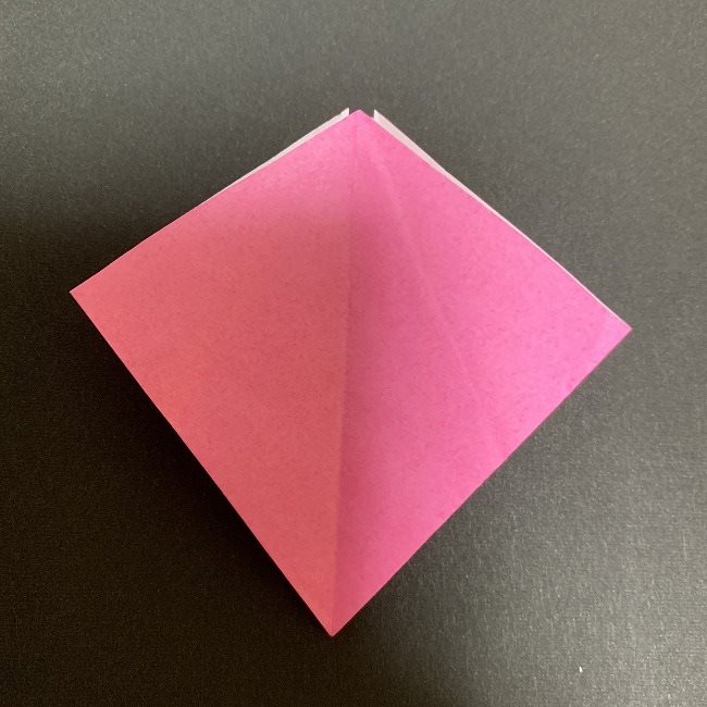 折り紙 五角形の桜＊作り方折り方 (25)