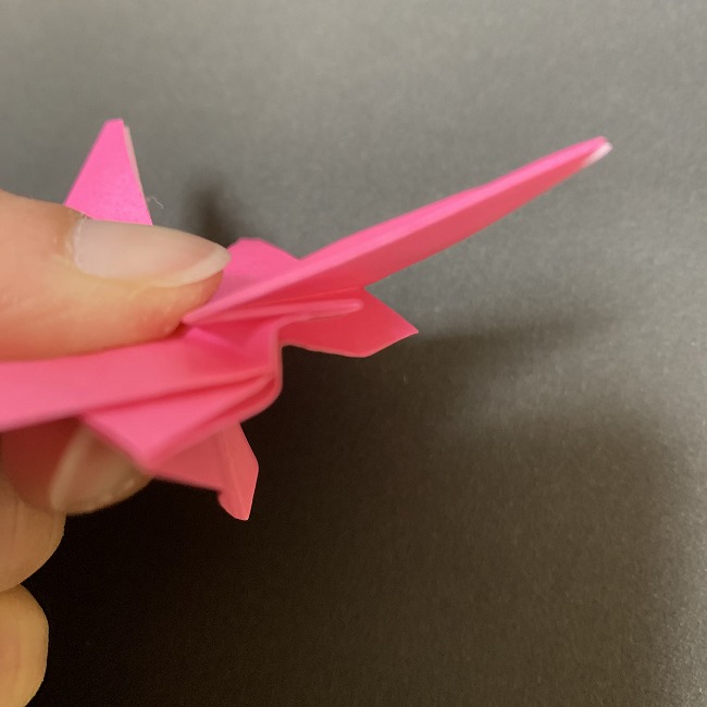 折り紙 五角形の桜＊作り方折り方1 (4)
