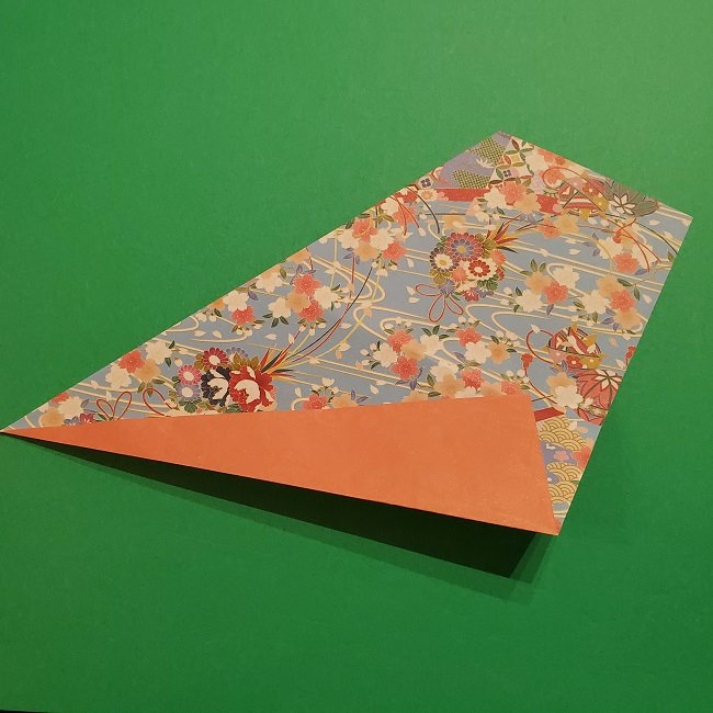 折り紙 桜の立体的なリースの作り方 (10)