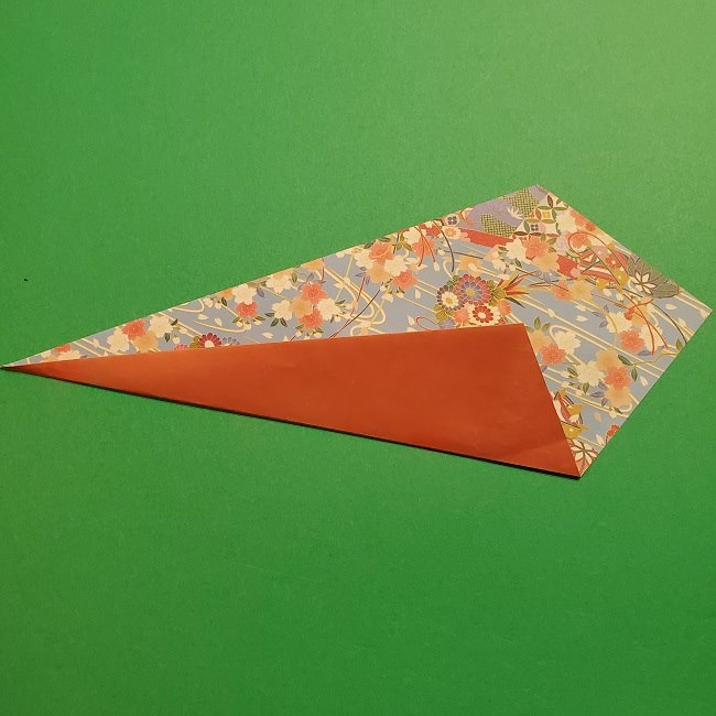 折り紙 桜の立体的なリースの作り方 (11)