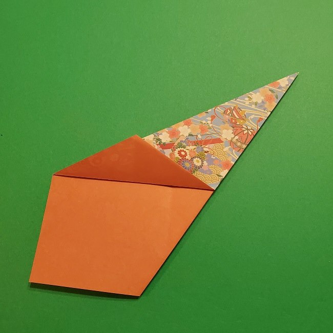 折り紙 桜の立体的なリースの作り方 (16)