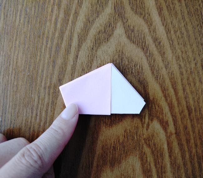折り紙の桜 5枚でも簡単な折り方切り方 (13)