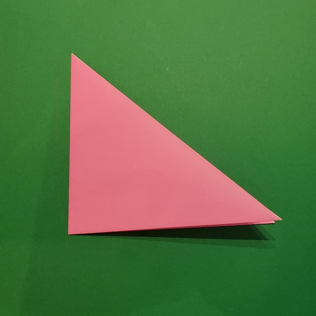 折り紙の桜(立体・1枚)の作り方折り方 (3)