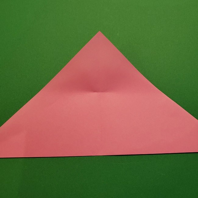 折り紙の桜(立体・1枚)の作り方折り方 (6)