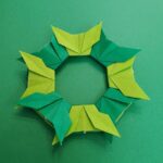チューリップの折り紙リース＊用意するもの (2)