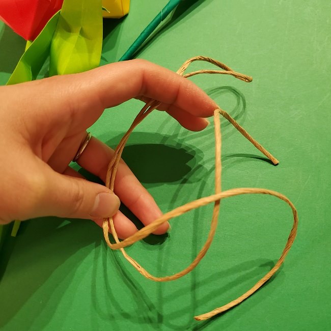 折り紙の花束(子供にも!)立体的なチューリップブーケの作り方 (3)