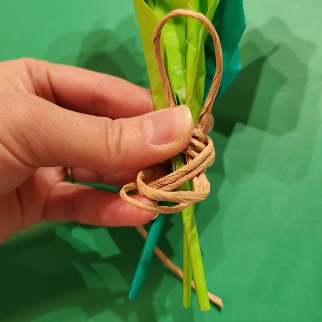 折り紙の花束(子供にも!)立体的なチューリップブーケの作り方 (9)