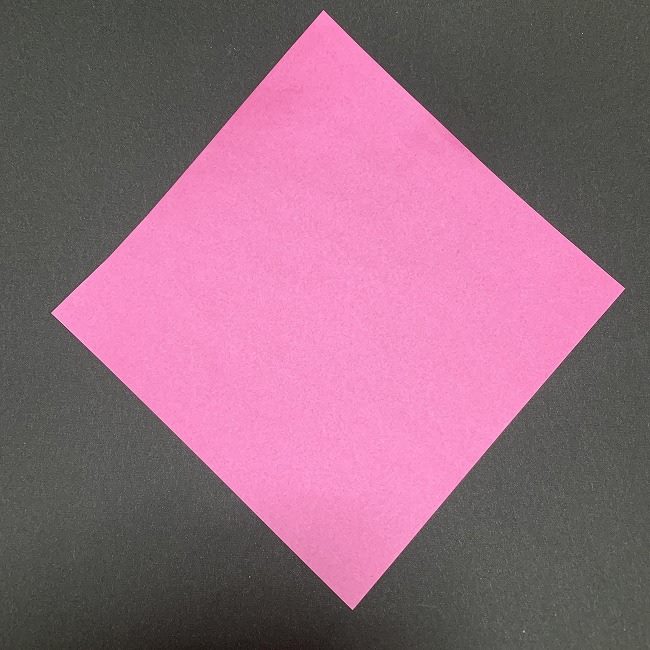 折り紙コースター(桜)の折り方は1枚で作れる♪用意するもの (1)