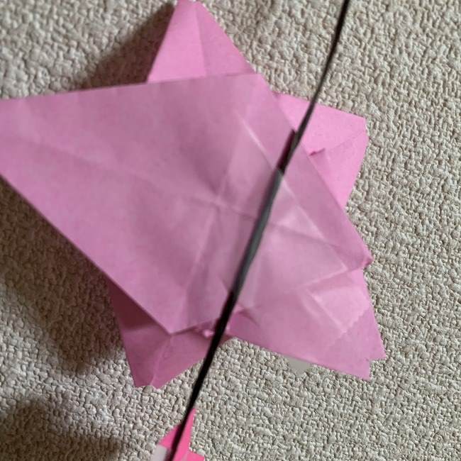 桜のつるし飾りの折り紙＊作り方