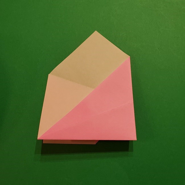 桜の折り紙 器(小物入れ)の折り方作り方 (14)