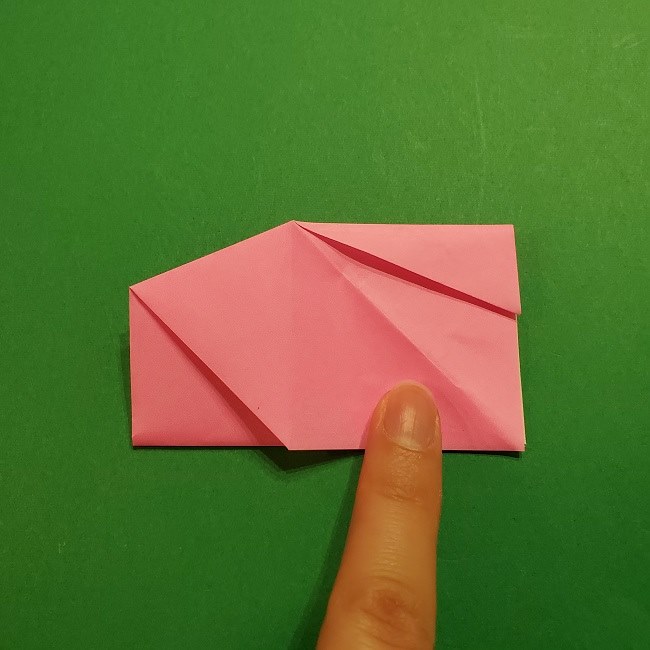 桜の折り紙 器(小物入れ)の折り方作り方 (22)