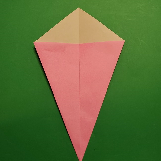 桜の折り紙 器(小物入れ)の折り方作り方 (4)