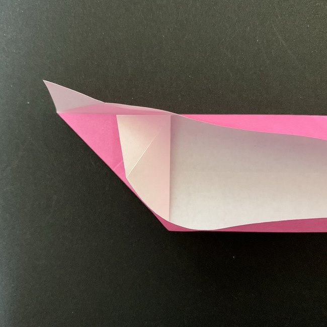 桜の折り紙 立体的なくす玉＊折り方作り方 (12)
