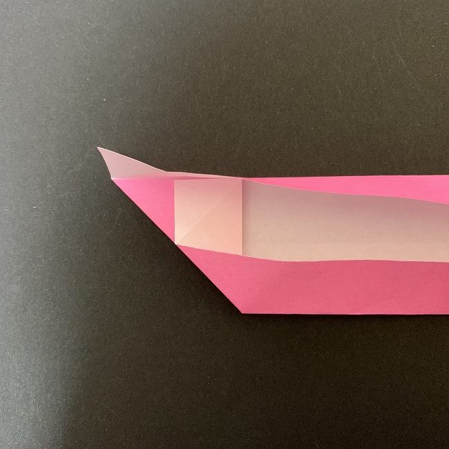 桜の折り紙 立体的なくす玉＊折り方作り方 (13)