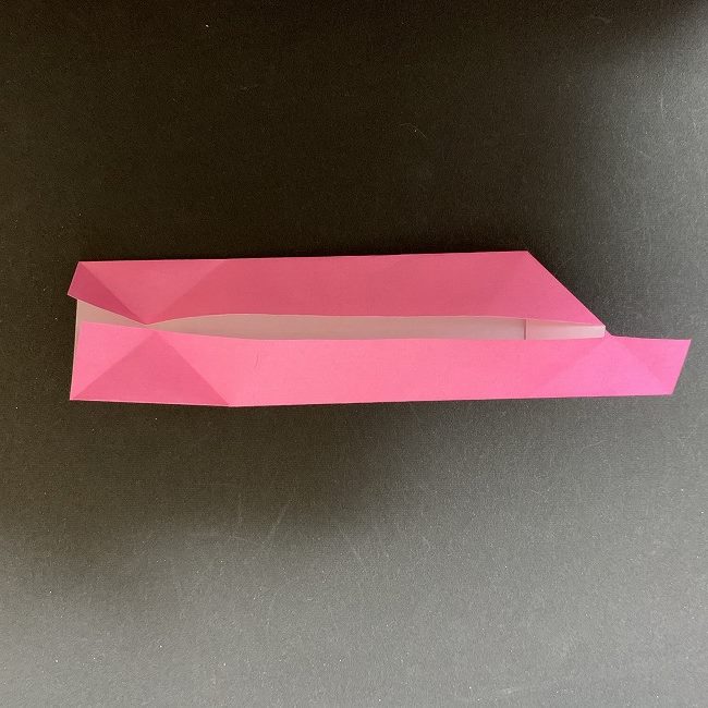 桜の折り紙 立体的なくす玉＊折り方作り方 (15)