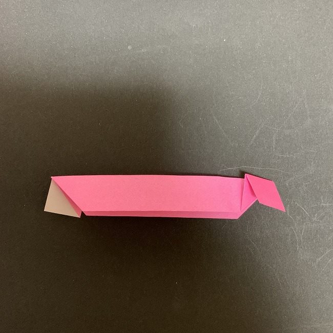 桜の折り紙 立体的なくす玉＊折り方作り方 (22)