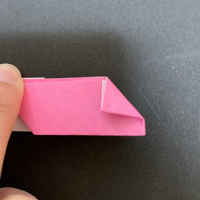 桜の折り紙 立体的なくす玉＊折り方作り方 (24)