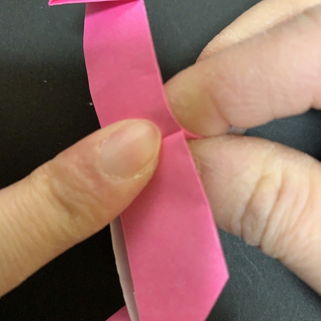 桜の折り紙 立体的なくす玉＊折り方作り方 (30)