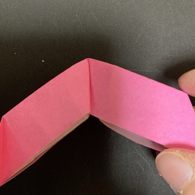 桜の折り紙 立体的なくす玉＊折り方作り方 (33)