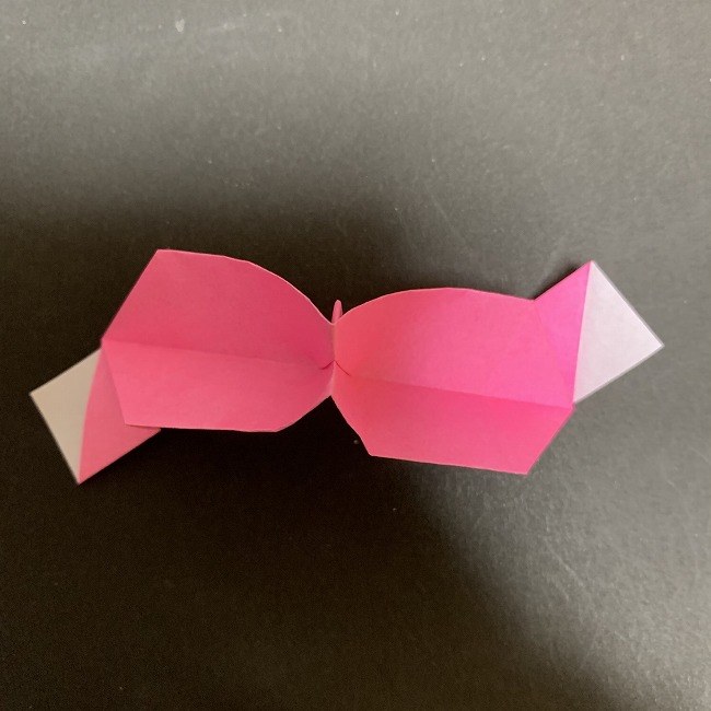 桜の折り紙 立体的なくす玉＊折り方作り方 (34)