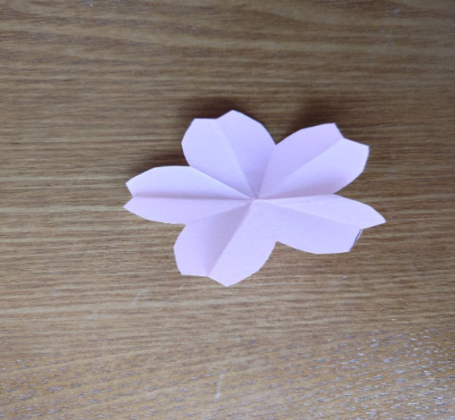 桜の折り紙 箸置き＊折り方作り方 (14)