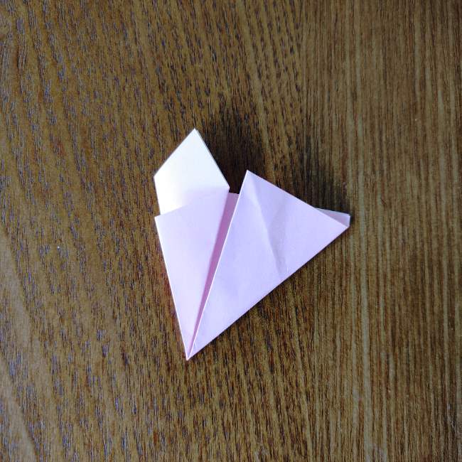 桜の折り紙 箸置き＊折り方作り方 (9)